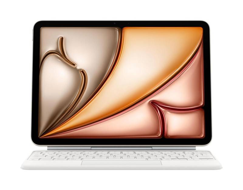 Apple Magic Keyboard für iPad Air 11 Zoll (M3) Tastatur weiß, Deutsch von Apple