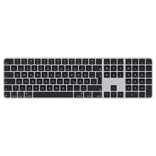 Apple Magic Keyboard mit Touch ID und Ziffernblock für Mac Modelle mit Apple Chip – Deutsch – Schwarze Tasten Apple Magic Keyboard mit Touch ID und Ziffernblock für Mac Modelle mit Apple Chip – Deutsch – Schwarze Tasten von Apple