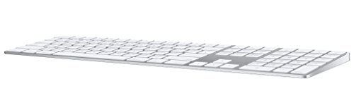 Apple Magic Keyboard mit Ziffernblock: Bluetooth, wiederaufladbar. Kompatibel mit Mac, iPad oder iPhone; Spanisch, Silber von Apple