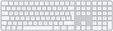 Apple Magic Keyboard with Touch ID and Numeric Keypad for Mac models with silicon - German - White Keys (MXK73D/A) von Apple
