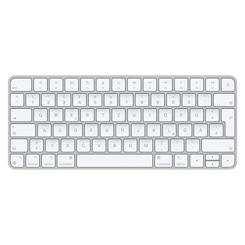 Apple Magic Keyboard: Bluetooth, wiederaufladbar. Kompatibel mit Mac, iPad oder iPhone; Deutsch, Silber von Apple
