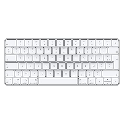 Apple Magic Keyboard: Bluetooth, wiederaufladbar. Kompatibel mit Mac, iPad oder iPhone; Französisch, Silber von Apple