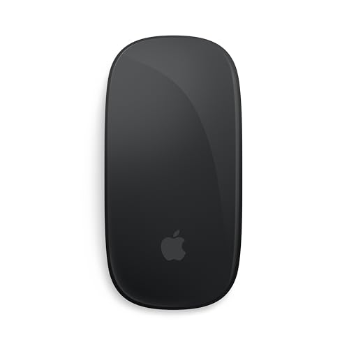 Apple Magic Mouse: Bluetooth, wiederaufladbar. Kompatibel mit Mac oder iPad; Schwarze, Multi-Touch Oberfläche (USB-C) von Apple