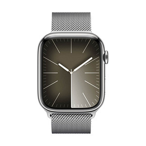 Apple Milanaise 45 mm Smartwatch-Armband silber von Apple