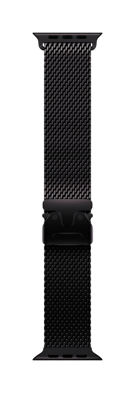Apple Milanaise Armband Titan für Watch 49mm (schwarz) L von Apple