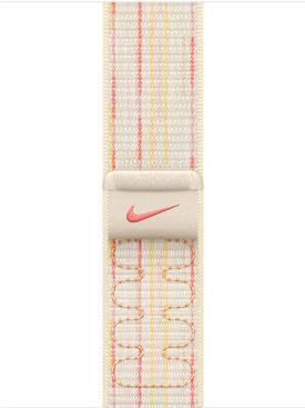 Apple Nike - Loop für Smartwatch - 42mm - 130 - 190 mm - Starlight/Pink (MYJC3ZM/A) von Apple