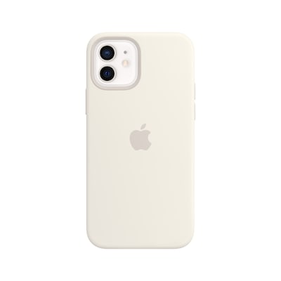 Apple Original iPhone 12/12 Pro Silikon Case mit MagSafe Weiß von Apple