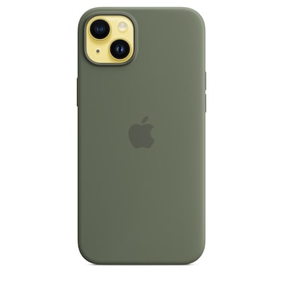 Apple Original iPhone 14 Plus Silikon Case mit MagSafe Oliv von Apple