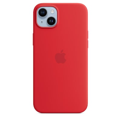 Apple Original iPhone 14 Plus Silikon Case mit MagSafe Product(RED) von Apple