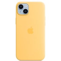 Apple Original iPhone 14 Plus Silikon Case mit MagSafe Sonnenlicht Apple Original iPhone 14 Plus Silikon Case mit MagSafe Sonnenlicht von Apple