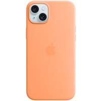 Apple Original iPhone 15 Plus Silicone Case mit MagSafe - Sorbet Orange von Apple