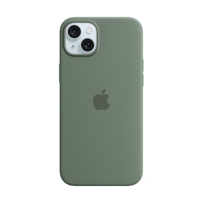 Apple Original iPhone 15 Plus Silicone Case mit MagSafe - Zypresse von Apple