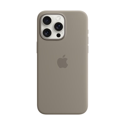 Apple Original iPhone 15 Pro Max Silicone Case mit MagSafe - Tonbraun von Apple