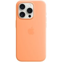 Apple Original iPhone 15 Pro Silicone Case mit MagSafe - Sorbet Orange von Apple