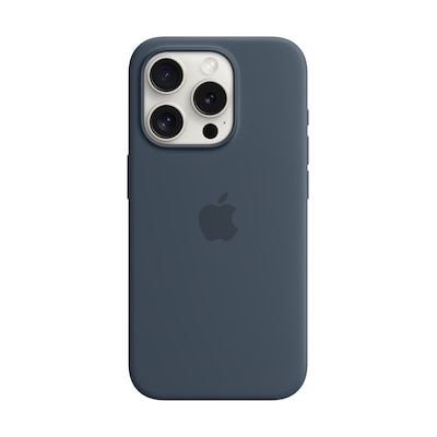 Apple Original iPhone 15 Pro Silicone Case mit MagSafe - Sturmblau Apple Original iPhone 15 Pro Silicone Case mit MagSafe - Sturmblau von Apple