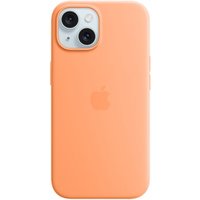 Apple Original iPhone 15 Silicone Case mit MagSafe - Sorbet Orange Apple Original iPhone 15 Silicone Case mit MagSafe - Sorbet Orange von Apple