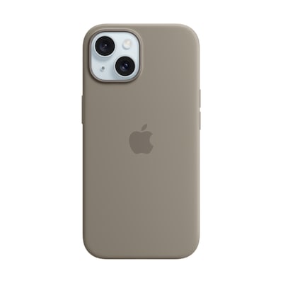 Apple Original iPhone 15 Silicone Case mit MagSafe - Tonbraun von Apple