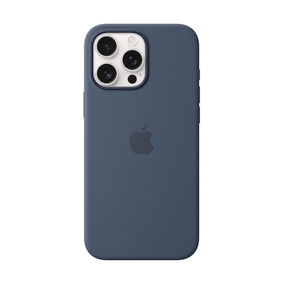 Apple Original iPhone 16 Pro Max Silikon Case mit MagSafe - Denim Apple Original iPhone 16 Pro Max Silikon Case mit MagSafe - Denim von Apple