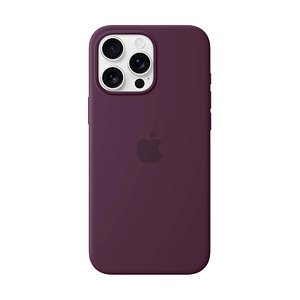 Apple Silikon Case Handy-Cover für Apple iPhone 16 Pro Max pflaume Apple Silikon Case Handy-Cover für Apple iPhone 16 Pro Max pflaume von Apple
