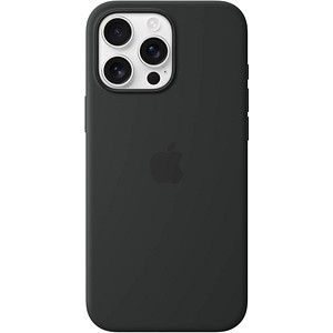 Apple Silikon Case Handy-Cover für Apple iPhone 16 Pro Max schwarz Apple Silikon Case Handy-Cover für Apple iPhone 16 Pro Max schwarz von Apple