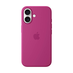 Apple Silikon Case Handy-Cover für Apple iPhone 16 fuchsia Apple Silikon Case Handy-Cover für Apple iPhone 16 fuchsia von Apple