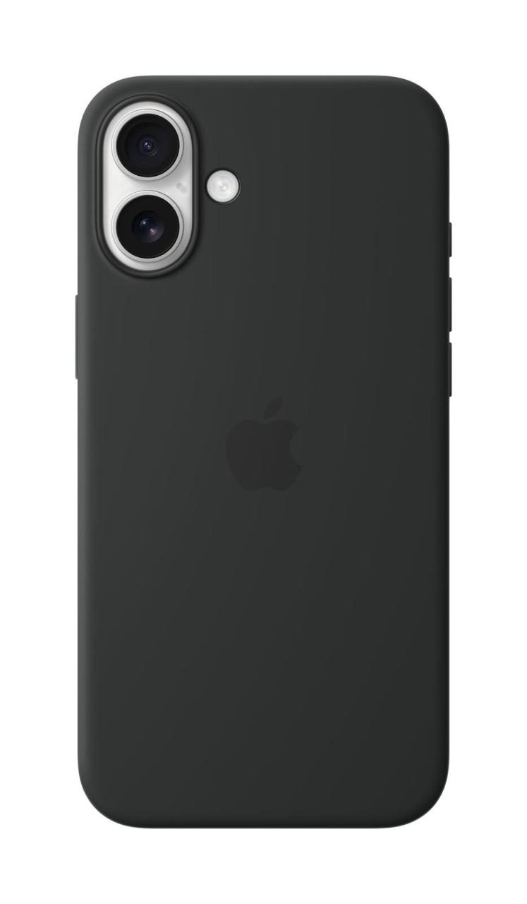 Apple Silikon Case iPhone 16 Plus mit MagSafe (schwarz) von Apple