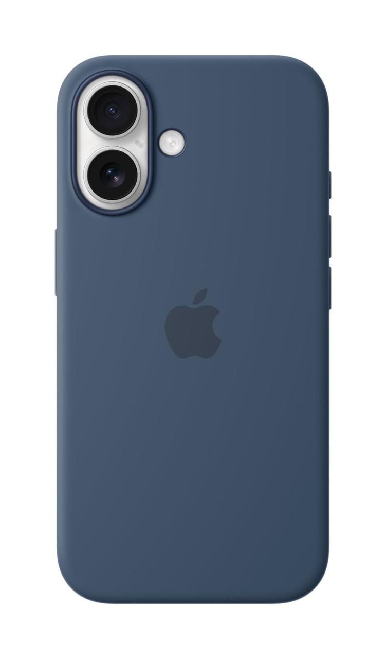 Apple Silikon Case iPhone 16 mit MagSafe (denim) von Apple