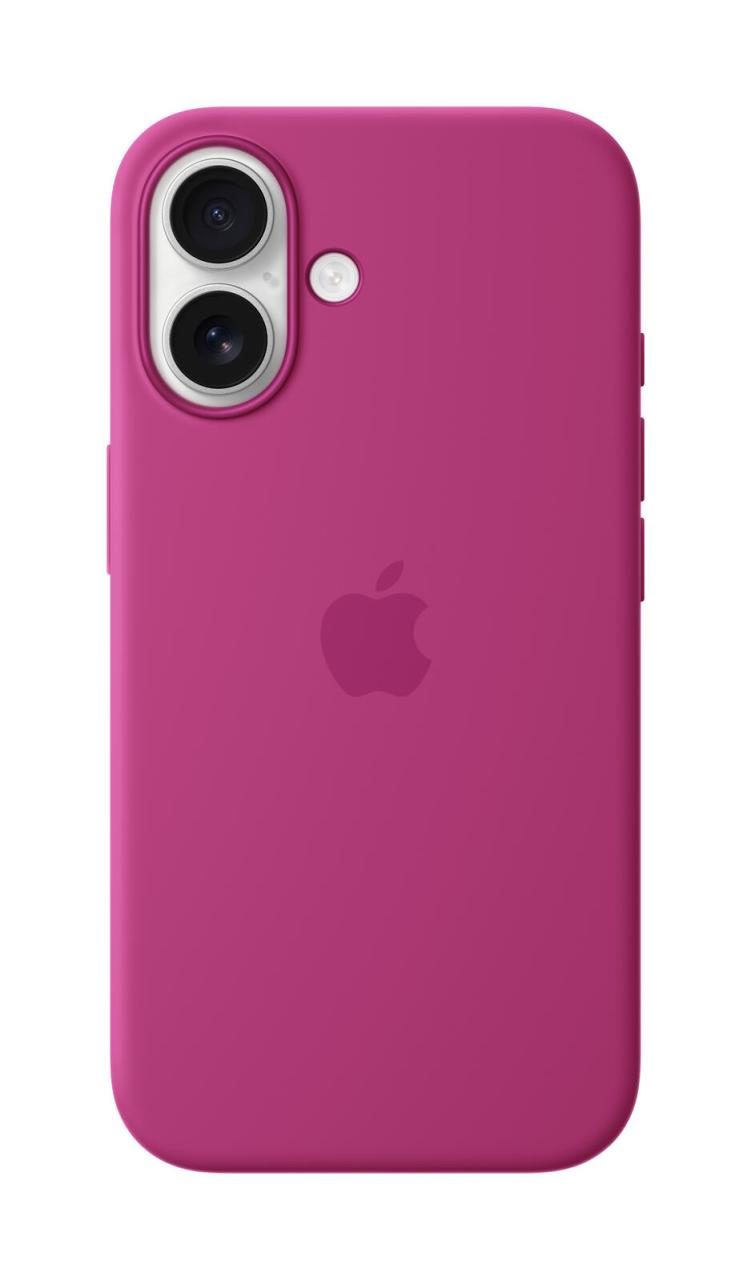 Apple Silikon Case iPhone 16 mit MagSafe (fuchsia) von Apple