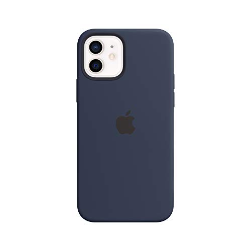 Apple Silikon Case mit MagSafe (für iPhone 12 | 12 Pro) - Dunkelmarine - 6.1 Zoll von Apple
