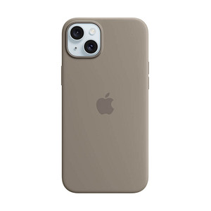 Apple Silikon Case mit MagSafe Handy-Cover für Apple iPhone 15 Plus tonbraun von Apple
