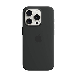 Apple Silikon Case mit MagSafe Handy-Cover für Apple iPhone 15 Pro schwarz von Apple