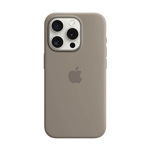 Apple Silikon Case mit MagSafe Handy-Cover für Apple iPhone 15 Pro tonbraun von Apple