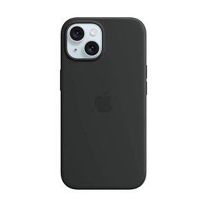 Apple Silikon Case mit MagSafe Handy-Cover für Apple iPhone 15 schwarz von Apple