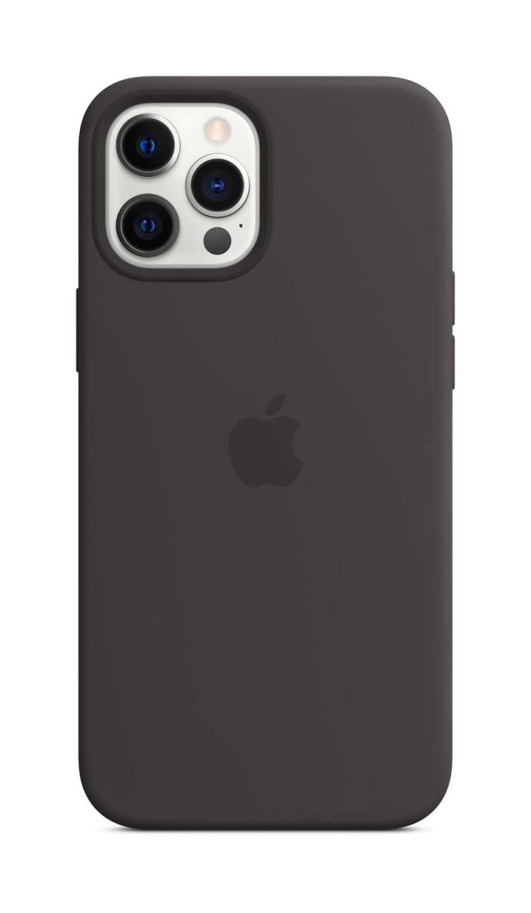 Apple Silikon Case mit MagSafe für Apple iPhone 12/ 12 Pro, schwarz von Apple