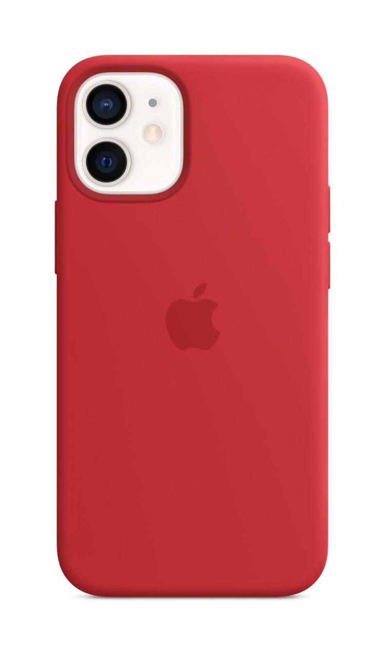 Apple Silikon Case mit MagSafe für Apple iPhone 12 mini, rot von Apple