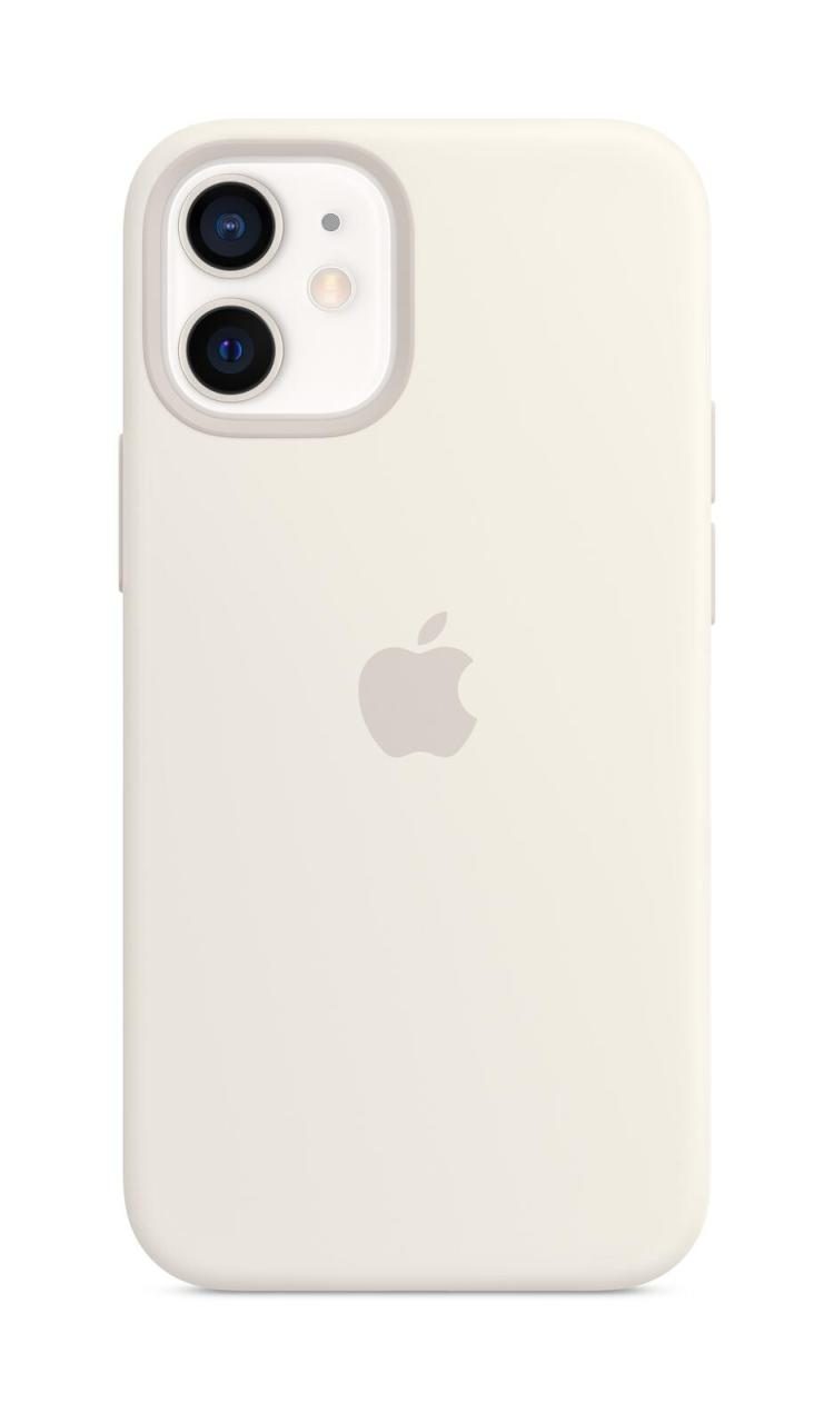 Apple Silikon Case mit MagSafe für Apple iPhone 12 mini, weiß Apple Silikon Case mit MagSafe für Apple iPhone 12 mini, weiß von Apple
