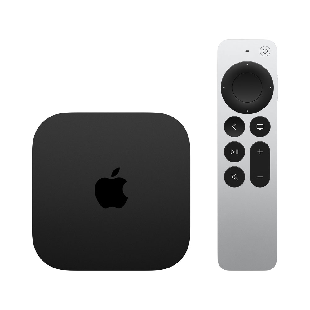 Apple TV 4K (Wi-Fi + Ethernet) - 3. Generation - AV-Player - 128GB - 4K UHD (2160p) - 60 BpS - HDR (MN893FD/A) von Apple
