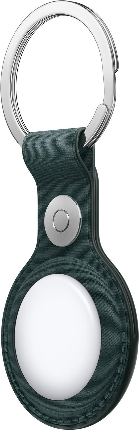 Apple - Tasche für Airtag - Microtwill, stainless steel - Dunkelgrün (MA7J4ZM/A) von Apple