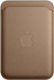 Apple - Tasche für Mobiltelefon / Kreditkarte - kompatibel mit MagSafe - Microtwill, FineWoven - Taupe - für iPhone 12, 13, 14, 15 (MT243ZM/A) von Apple