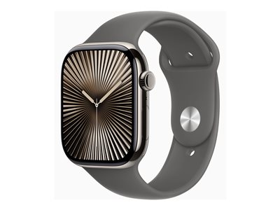 Apple Watch 10 Cell. 46mm Natural Titanium (Stone Grey) S/M von Apple