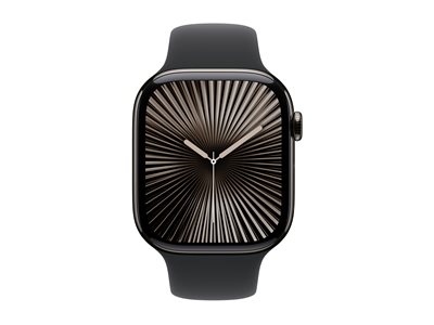 Apple Watch 10 Cell. 46mm Slate Titanium (Black Sport) M/L von Apple