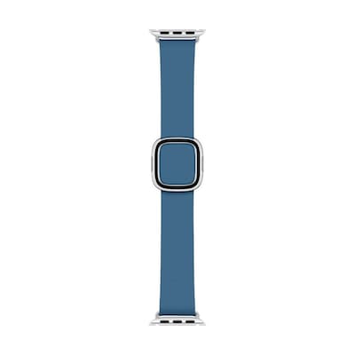 Apple Watch 40mm Modernes Lederarmband Cape Cod Blau medium von Apple