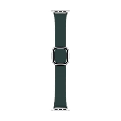 Apple Watch 40mm Modernes Lederarmband Waldgrün large Apple Watch 40mm Modernes Lederarmband Waldgrün large von Apple