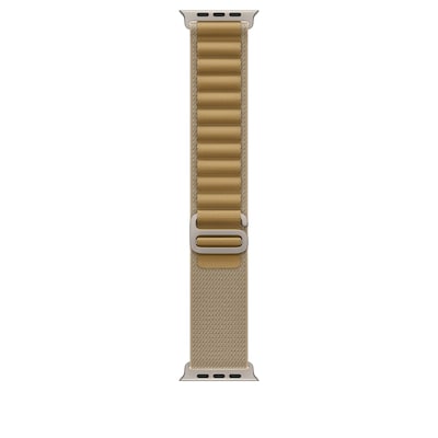 Apple Watch Alpine Loop Armband für Watch Ultra 49mm Mandel / Titan natur (S) von Apple