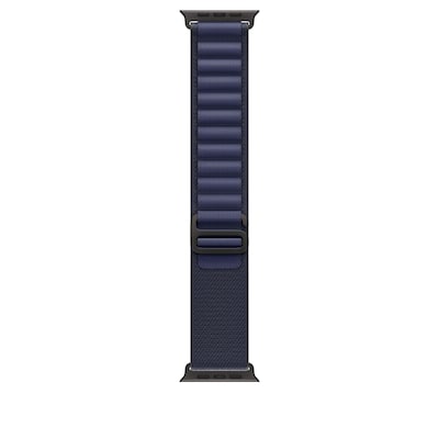 Apple Watch Alpine Loop Armband für Watch Ultra 49mm Marine / Titan schwarz (M) von Apple