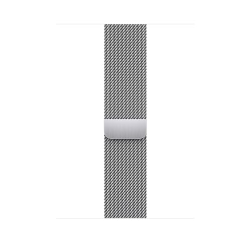 Apple Watch Band - Milanaise Armband - 45 mm - Silber - Regular von Apple