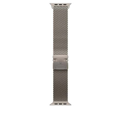 Apple Watch Band - Milanaise Armband - 49 mm - Natur - Large von Apple