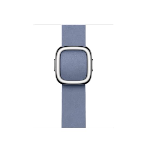 Apple Watch Band - Modernes Lederarmband - 41 mm - Lavendelblau - Medium von Apple