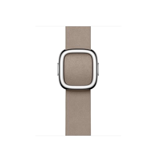Apple Watch Band - Modernes Lederarmband - 41 mm - Mandel - Medium von Apple