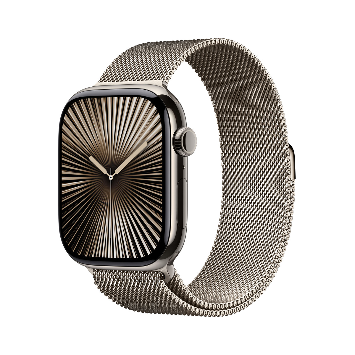 Apple Watch S10 Natur Titanium Milanese Loop Natur - S/M GPS + Cellular 46mm MC7Q4QF/A 2024 Apple Watch S10 Natur Titanium Milanese Loop Natur - S/M GPS + Cellular 46mm MC7Q4QF/A 2024 von Apple